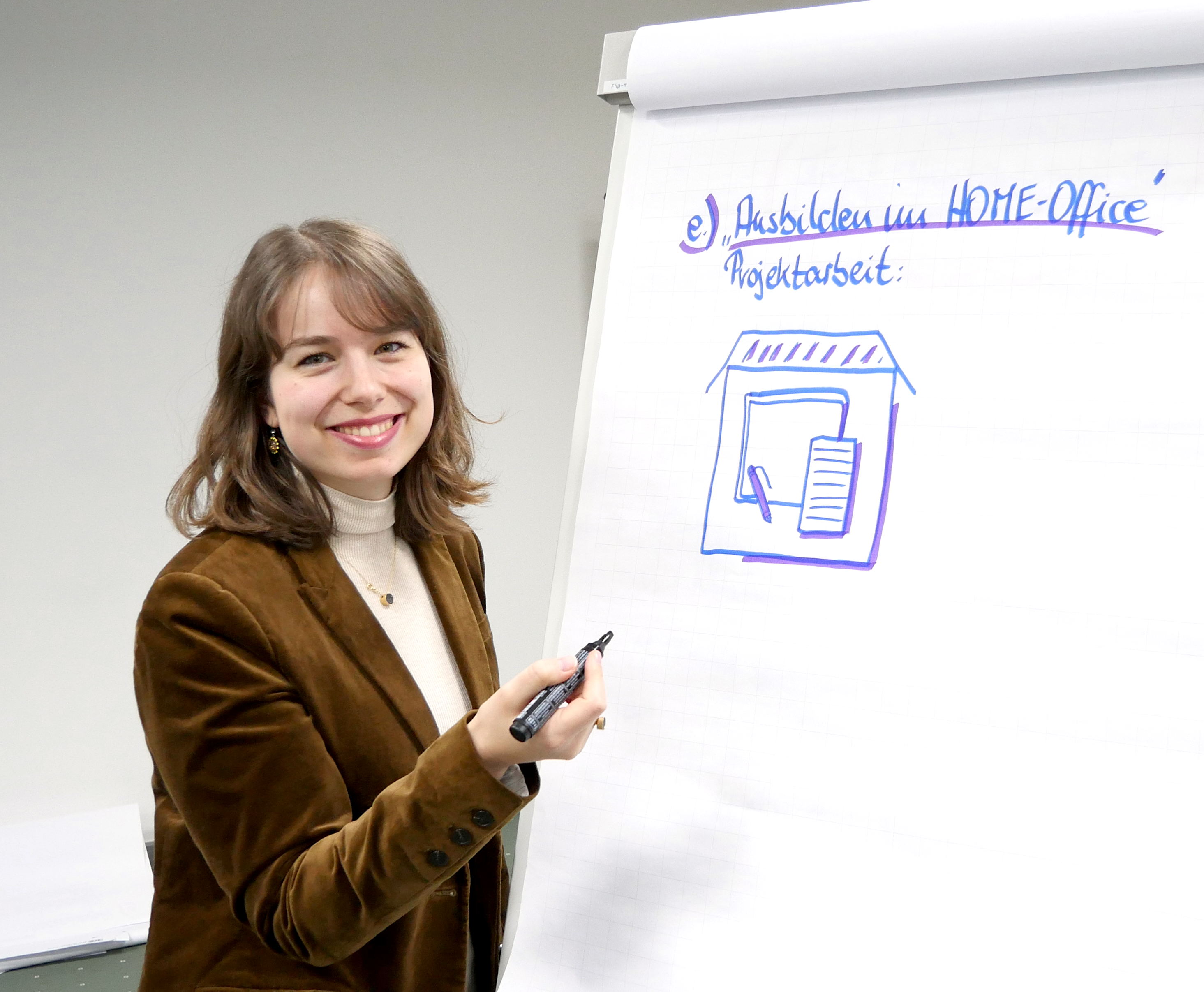 Bild CR am Flipchart